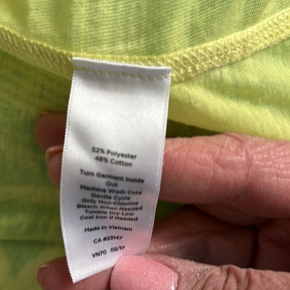 T by Talbots NWOT Women’s Yellow Layering Tee, Size Large. - Picture 7 of 7
